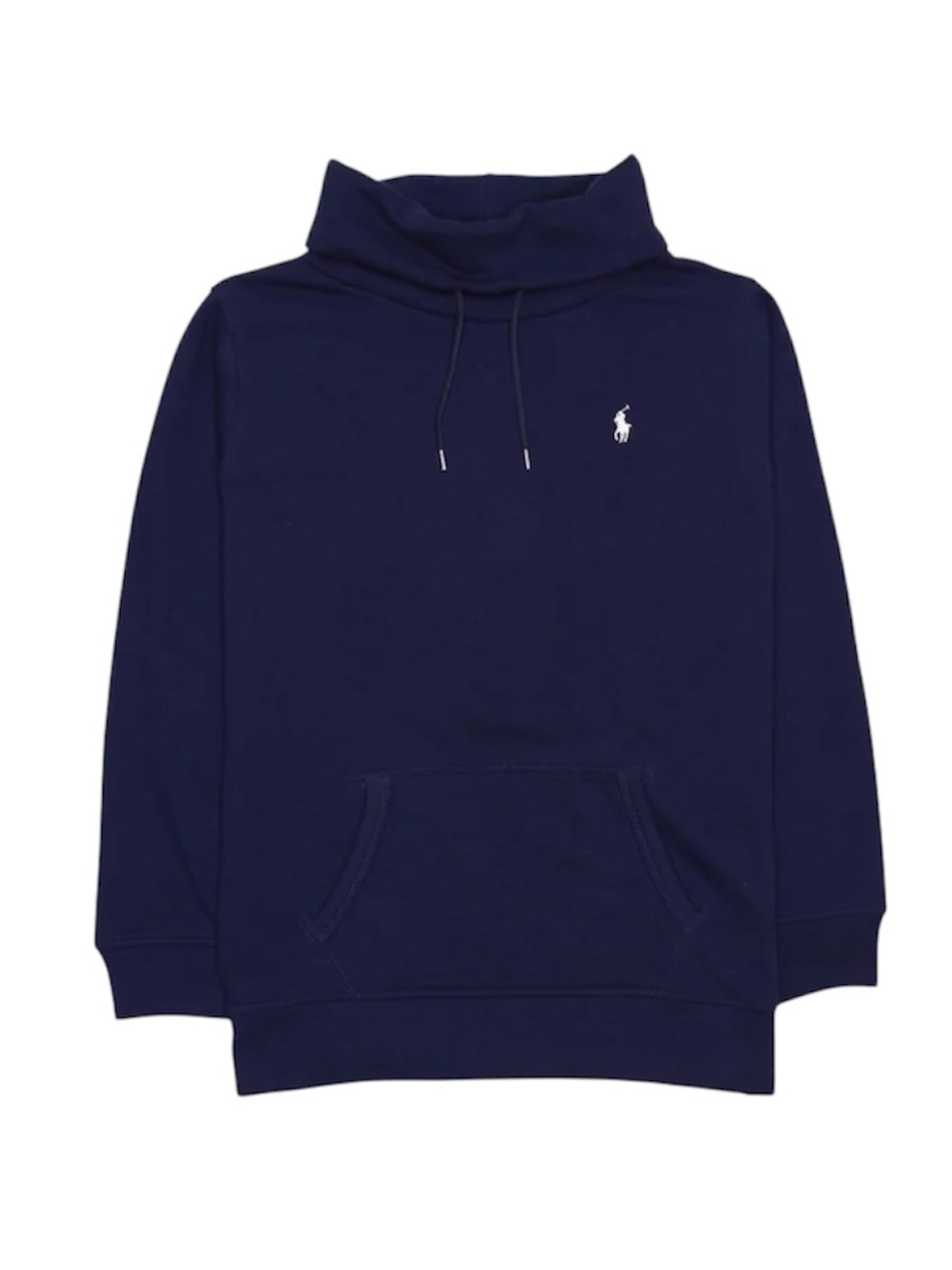 Polo Ralph Lauren Women's Cowl Neck Pullover Hoodie Navy Blue Small